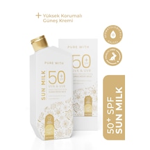 Pure With Sunscreen Sun Milk Yüksek Koruma Güneş Kremi SPF50 250 ML