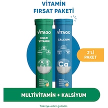 Vitago Multivitamin Kalsiyum 20 Efervesan Tablet