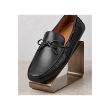 Crc Ayakkabı Crc Heritage: Büyük Beden Hakiki Deri Klasik Erkek Ayakkabı - Premium Comfort Loafer Siyah