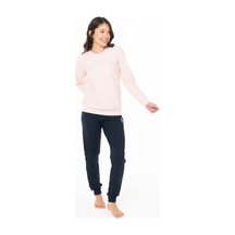U.S. Polo Assn. Kadın Pamuklu Lisanslı Pijama Takımı 20125 Pembe