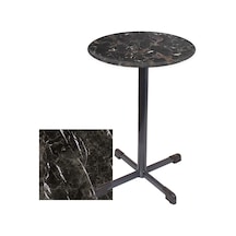 Bistro Masa Halley - Werzalit, Wermodin Ve Allzalit Tabla 60 Cm Çap - Teramo Çok Renkli