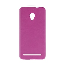 Asus Zenfone 5 Kilif Deri Dokulu Arka Kilif Kapak Pembe 225225877