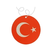Techmaster Türk Bayrağı Tasarım Araç Asma Koku 5'li Paket