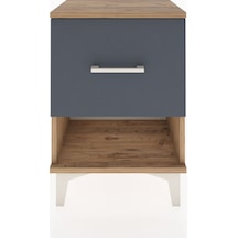 Arges Komodin Tek Çekmeceli 44x30x64 Çam-antrasit Atlas Çam