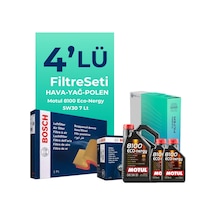 Mercedes C180 Benzin Filtre Bakım Seti Motul Motor Yağlı 2014-2019 4 Lü 8200BKMFLSHNGFL16264