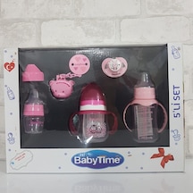 Babytime Bt206 5'Li Pembe Biberon Seti