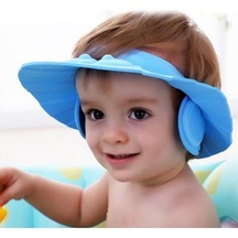 Bebek Banyo Şapkası Baby Mate - Mavi