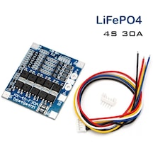 4s 30a Lifepo4 Batarya Bms Balanslı 3.2v Pil Şarj Kartı