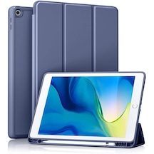 iPad Uyumlu Air Uyumlu 3 Uyumlu 10.5 Kılıf Premium Smart Cover + Kalem Yuvası
