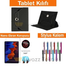 Samsung Uyumlu Galaxy Tab A8 T290 Üniversal Tablet Kılıfı 3Lü Set
