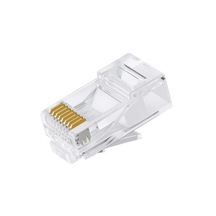 Canovate 50 Adet Bakır Konnektör Cat6 Utp Rj45 Plug Soket