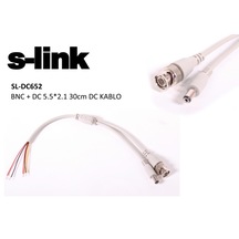 S-Link Sl-Dc562 Bnc+Dc5.5*2.1 0.30 Cm Dc Kablo