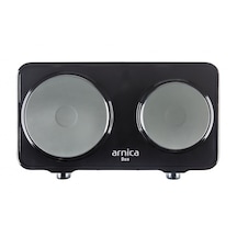 Arnica Duo GH25040 Set Üstü Ocak Siyah