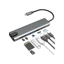 Macbook Pro Air Usb Type-C Hub Dönüştürücü Çevirici Çoklayıcı 8