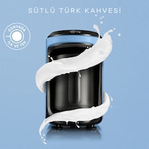 Karaca Hatır Hüps Sütlü Türk Kahve Makinesi Açık Mavi