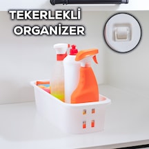 Porsima Org-27 Çok Amaçlı Tekerlekli Organizer Düzenleyici Beyaz