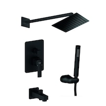 Gpd Mta160-S Tam Ankastre Duş Seti Pedra Siyah