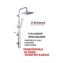 Itimat Delta 400d Çift Başlı Sürgülü Duş Seti