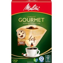 Melitta 1x4 Gourmet Kahverengi Kahve Filtre Kağıdı 80'li