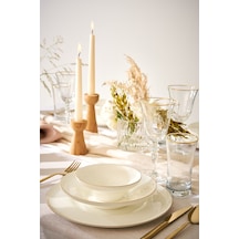 Emsan Fine Bone Alicia 18 Parça 6 Kişilik Yuvarlak Yemek Takımı