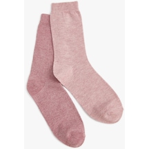 Koton Basic 2'li Soket Çorap Seti Çok Renkli Pembe 4wak80547aa 4WAK80547AA289 Gülkurusu