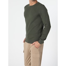 Colin's Regular Fit Haki Erkek Kazak cl1046786_Q1.V2_KHA