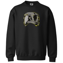 Eagle Skull Kurukafa Kartal Tasarım Dijital Baskılı 3 İplik Şardonlu Sweatshirt