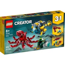 Lego Creators 31130 3'ü 1 Arada Batık Hazine Görevi 522 Parça