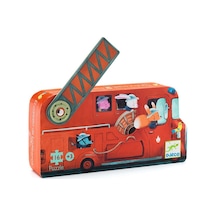 Djeco The Fire Truck Dekoratif Puzzle 16 Parça