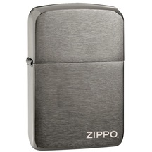 Zippo Çakmak 24485 Black Ice 1941 Lighter Zippo Logolu