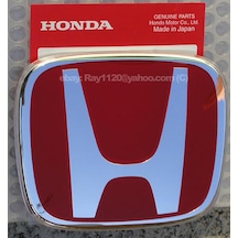 Honda Civic 2014-fb7 Kırmızı H Ön Panjur Logosu
