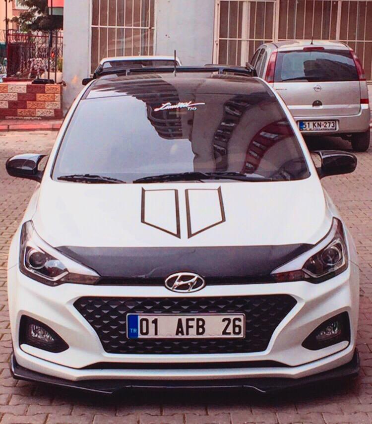 Otoçizgi Hyundai İ20 2014 Yarasa Ayna Kapağı - Sinyalsiz Ayna - Parlak Siyah N11.11007 Otoçizgi