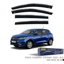 Dacia Sandero Stepway 2022 Sonrası Kromlu Cam Rüzgarlığı