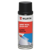 Würth Sprey Tampon Boya Ral9005 Mat Siyah 400 Ml N11.525