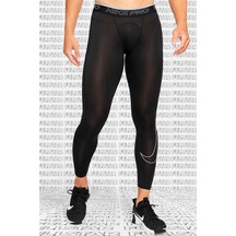 Nike Pro Dri Fit Mens Leggings Black Erkek Antrenman Taytı Siyah