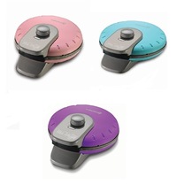 Korkmaz A319 Mia Waffle Makinesi Mor Pembe Mavi