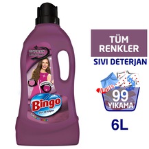 Bingo Onaran Koruma Sıvı Bakım Çamaşır Deterjanı 3 x 2 L