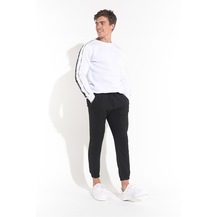 Siyah Erkek Cep Detayli Pacasi Lastikli Jogger Fit Kargo Pantolon 0yam44229ow999 Koton