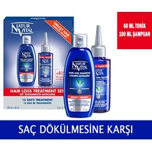 Natur Vital Hair Loss Treatment Tonik 60ml 100ml Sampuan Yagli