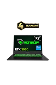 Monster Abra A7 V15.3 i5-13500H 16 GB 500 GB SSD 6 GB RTX3050 17.3" Dos Dizüstü Bilgisayar