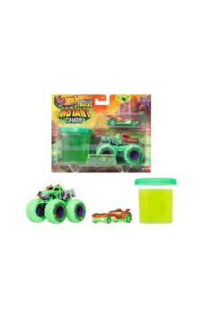 Hot Wheels Monster Trucks Mutant Kaosu Çoklu Paketi Wreckin Wolf Çok Renkli