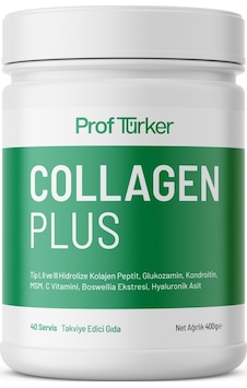 Proftürker Kolajen Plus 400 G - Kolajen- Glukozamin- Kondroitin Proftürker Kolajen Plus 400 G - Kolajen- Glukozamin- Kondroitin
