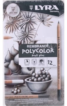 Lyra Rembrandt Polycolor Gri Tonlar Kuru Boya 12 Renk Lyra Rembrandt Polycolor Gri Tonlar Kuru Boya 12 Renk