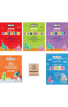 Okyanus 4. Sınıf Master Matematik Fen Paragraf Tüm Dersler Ve 4lü Deneme 5li Set + Telefon Standı Okyanus 4. Sınıf Master Matematik Fen Paragraf Tüm Dersler Ve 4lü Deneme 5li Set + Telefon Standı