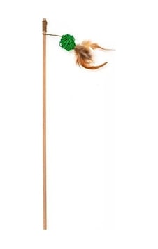 Aquael Ecomfy Toy Gaia Rod Rattan Tüylü Kedi Oltası Oyuncağı 50 CM