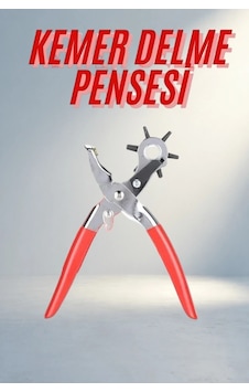 Ergonomik Kemer Delme Pensesi 6 Boyutlu Deri Delici Alet Ergonomik Kemer Delme Pensesi 6 Boyutlu Deri Delici Alet