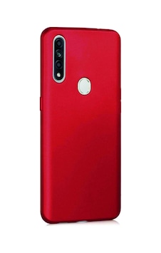Oppo A31 Kılıf Kamera Korumalı Silikon Rubber Arka Kapak Kırmızı Oppo A31 Kılıf Kamera Korumalı Silikon Rubber Arka Kapak Kırmızı