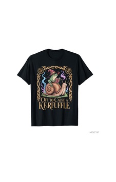 Flood Of Style Komik Bir Kavga Nedeni Olacak Komik Kurbağa Sihirbazı Meme Tişört Erkekler Kadınlar İçin % 10 Siyah