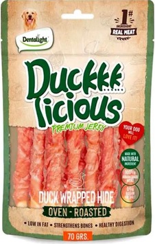 Dentalight Duck Jerky Ördek Etli Deri Sarılı Köpek Ödül Maması 70 Gr Dentalight Duck Jerky Ördek Etli Deri Sarılı Köpek Ödül Maması 70 Gr