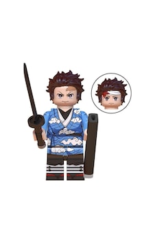 Tanjirou Kamado Blue Cloud Mini Figür Demon Slayer M-301 Tanjirou Kamado Blue Cloud Mini Figür Demon Slayer M-301